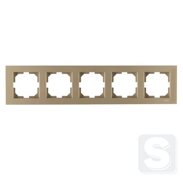 Рамка на 5 постів горизверт. монтаж Arvia Electric KAREN Титан (20 05 2000 025)